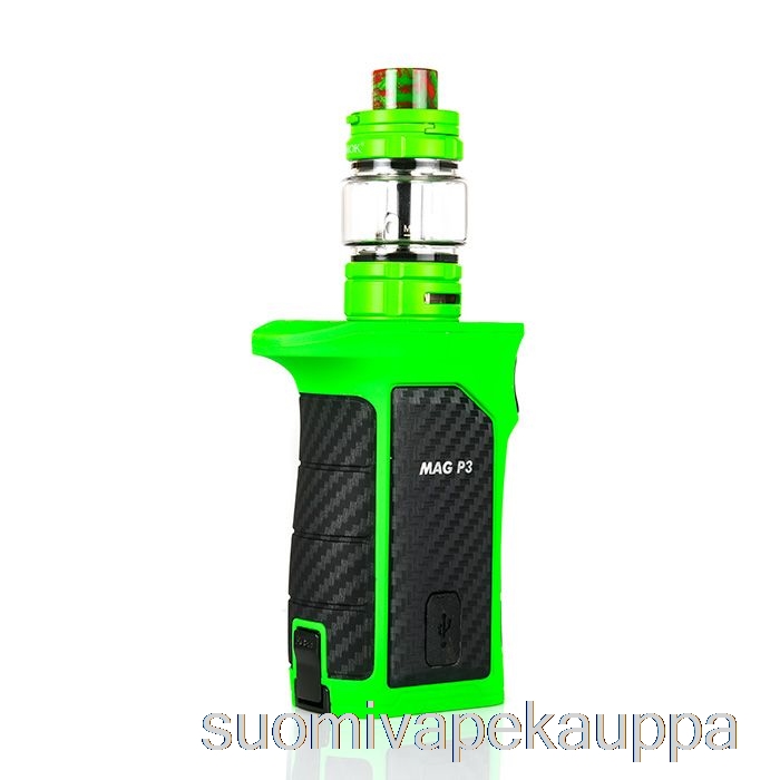 Vape Box Smok Mag P3 230w & Tfv16 Aloituspakkaus Vihreä/musta